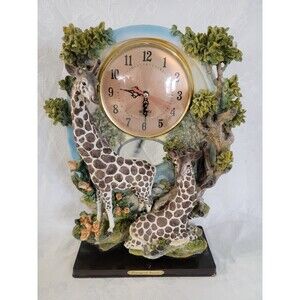 Endangered Species Giraffe Quartz Clock